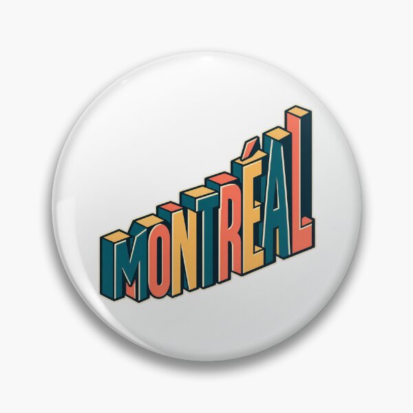 Item preview, Montreal on the Rise: Colorful 3D Lettering designed and sold by Fenay Designs.