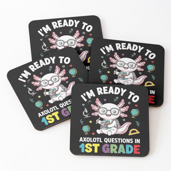 Item preview, Ready to Axolotl Questions in 1st Grade School Design designed and sold by MiALopezArt.