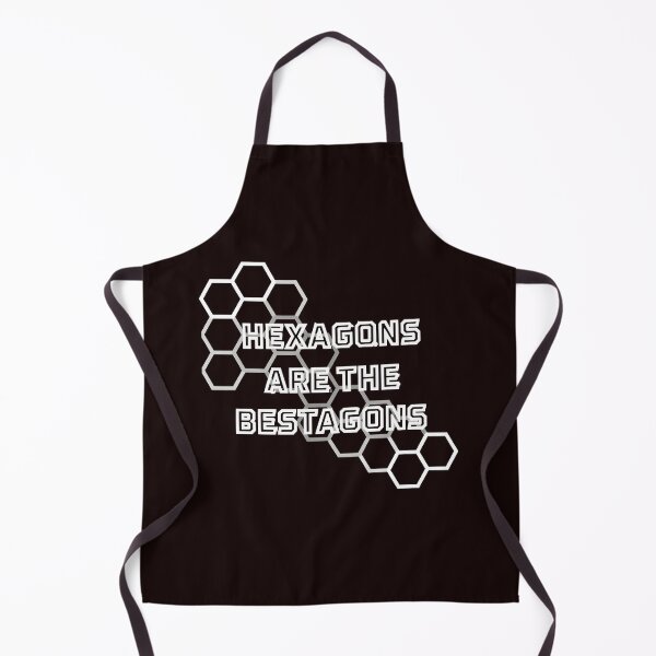 Item preview, Hexagons Are The Bestagons Funny Math Geometry Science Pun designed and sold by ThresholdBlue.