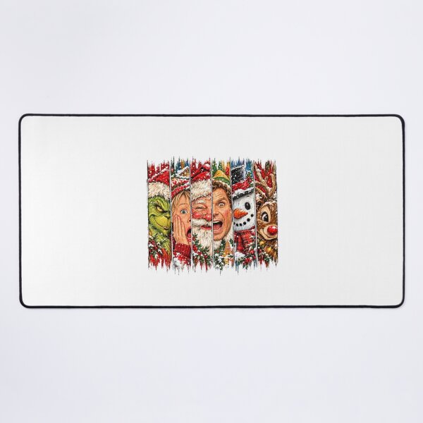Item preview, Christmas Character Portraits in Colorful Vertical Panels designed and sold by RuperDelois.