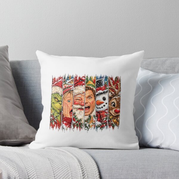 Item preview, Christmas Character Portraits in Colorful Vertical Panels designed and sold by RuperDelois.