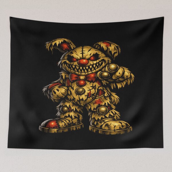 Item preview, Stitched Nightmare Bunny - Dark Streetwear Horror Graphic  designed and sold by FrozenHeat97.