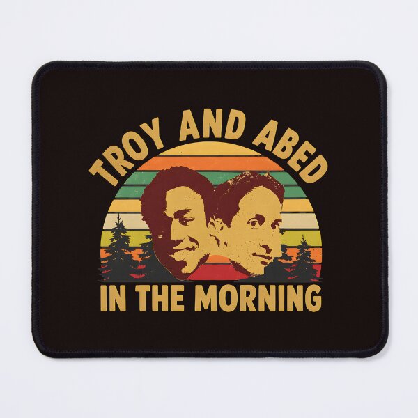 Item preview, Troy and Abed In The Morning Retro Sunset designed and sold by OddCanvasArt.