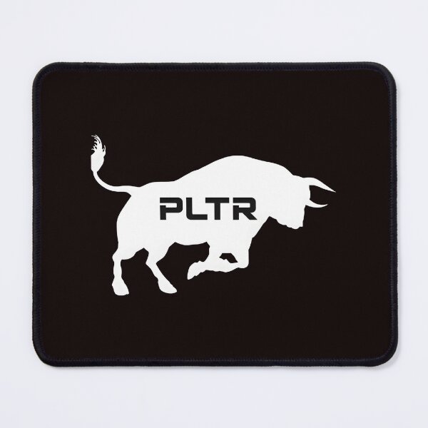 Item preview, PLTR Bull Silhouette Finance Investment designed and sold by OddCanvasArt.