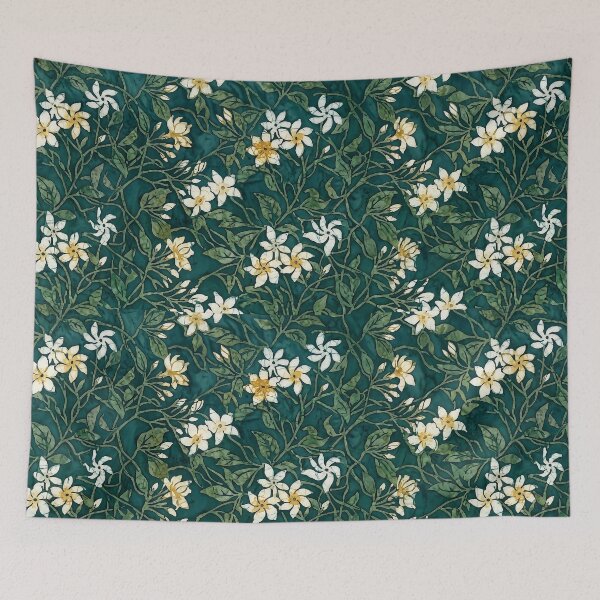 Item preview, Asian Jasmine Vine Batik designed and sold by ParadisePalace.
