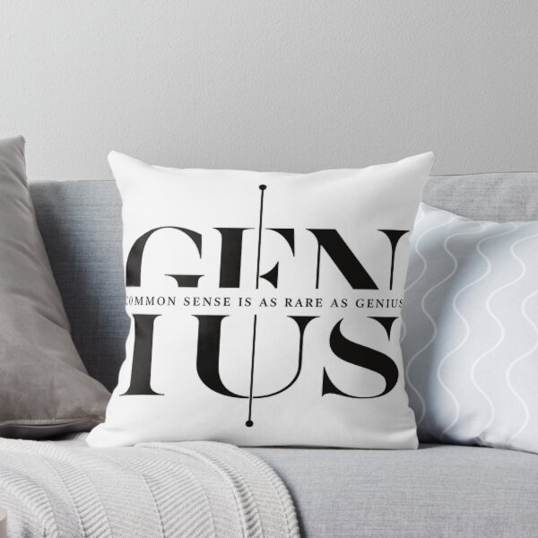 Item preview, The Genius of Common Sense designed and sold by Quote Gallery.