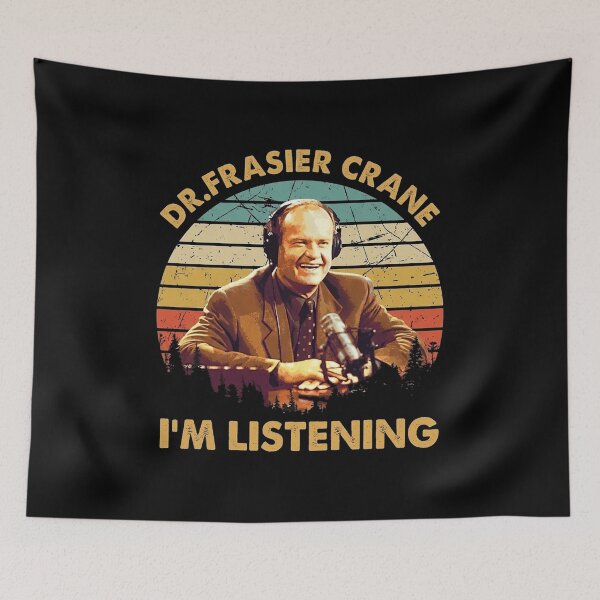 Item preview, Frasier Tv Show Dr. Frasier Crane I'm Listening 1 designed and sold by Tahrah-Retro.