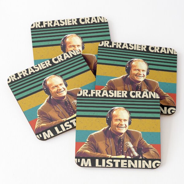 Item preview, Frasier Tv Show Dr. Frasier Crane I'm Listening designed and sold by Tahrah-Retro.