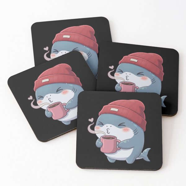 Item preview, Booster Coffee Shark designed and sold by Nature's Chibis.