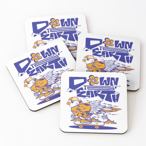 Item preview, Down To Earth Skater Bird Vintage Skatewear designed and sold by surururr.