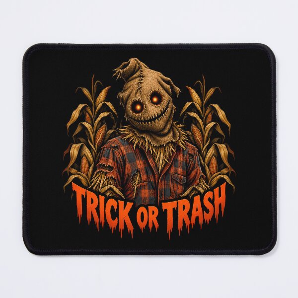 Item preview, Trick Or Trash Scary Scarecrow Halloween Design designed and sold by LuisWorks.
