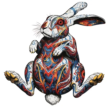 Artwork thumbnail, Intricate Rabbit by RENcraft