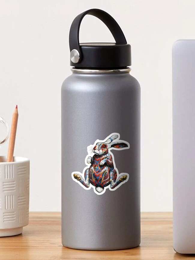Thumbnail 1 of 3, Sticker, Intricate Rabbit designed and sold by RENcraft.