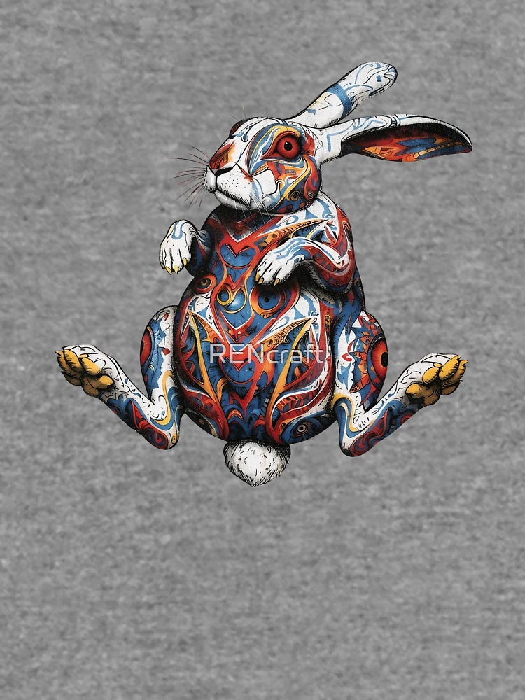 Thumbnail 6 of 6, Lightweight Sweatshirt, Intricate Rabbit designed and sold by RENcraft.