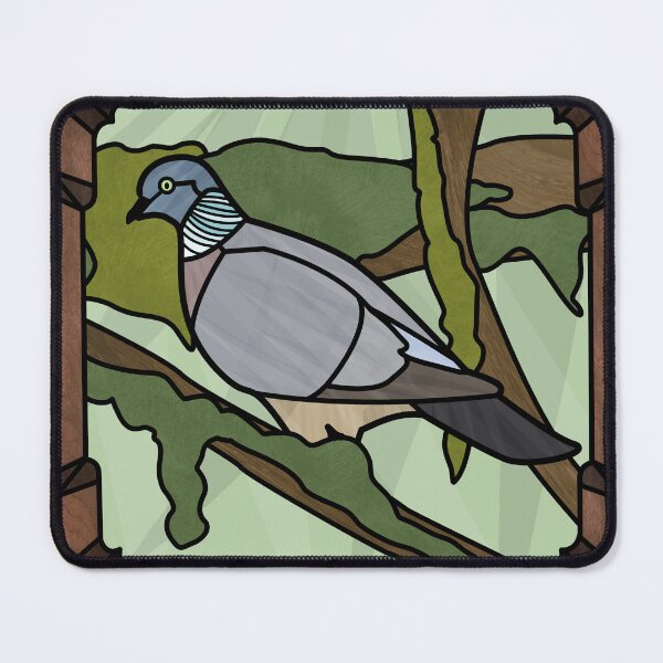 Item preview, Wood Pigeon Stained Glass Art  designed and sold by SazukasSundries.