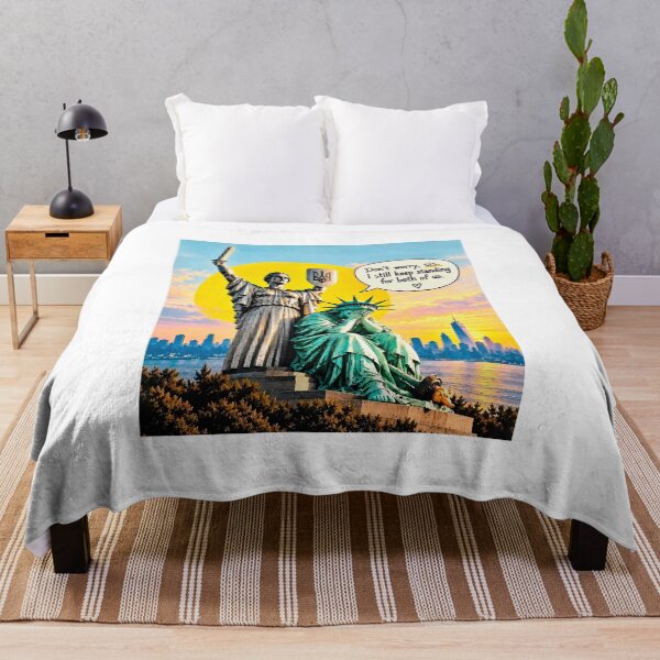 Item preview, Statue of Liberty & Mother Ukraine designed and sold by DGMaxShop.