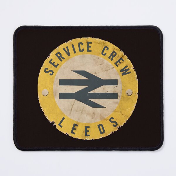 Item preview, Leeds Service Crew Retro Railway Emblem designed and sold by NeonPhantoms.