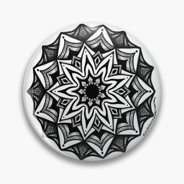 Item preview, Trippy Flower Mandala  designed and sold by Celestial Aura Creations.