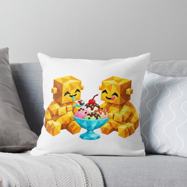 Item preview, Cubic friends sharing crystal-style ice cream designed and sold by danart7.