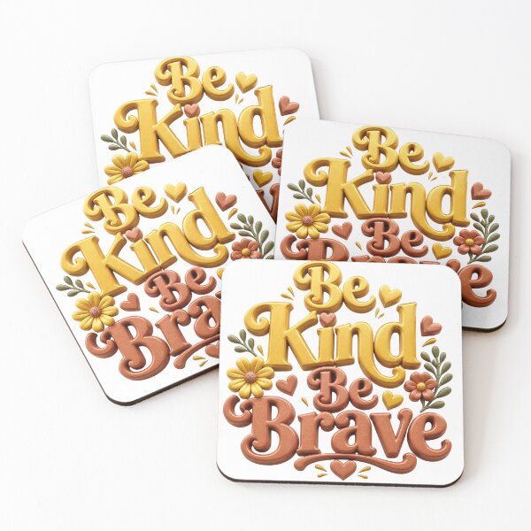 Item preview, Be Kind Be Brave 2 designed and sold by Tunarite.
