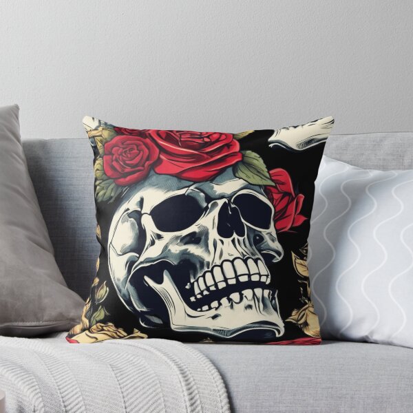 Item preview, skull and roses designed and sold by aliraweb.