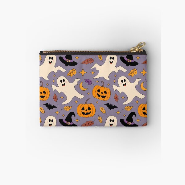 Item preview, Cute Halloween Ghost Pumpkin Witch Hat Pattern designed and sold by FestivityFinds.