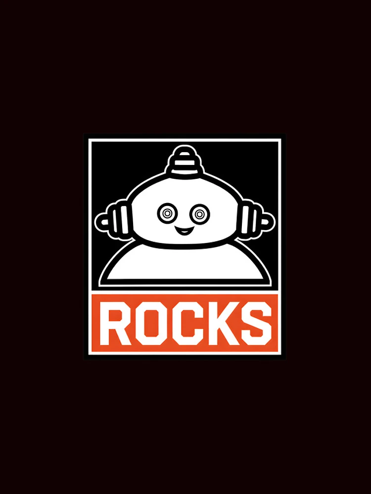 Thumbnail 4 of 4, iPhone Case, Retro Robot Rocks designed and sold by ThoughtPatch.