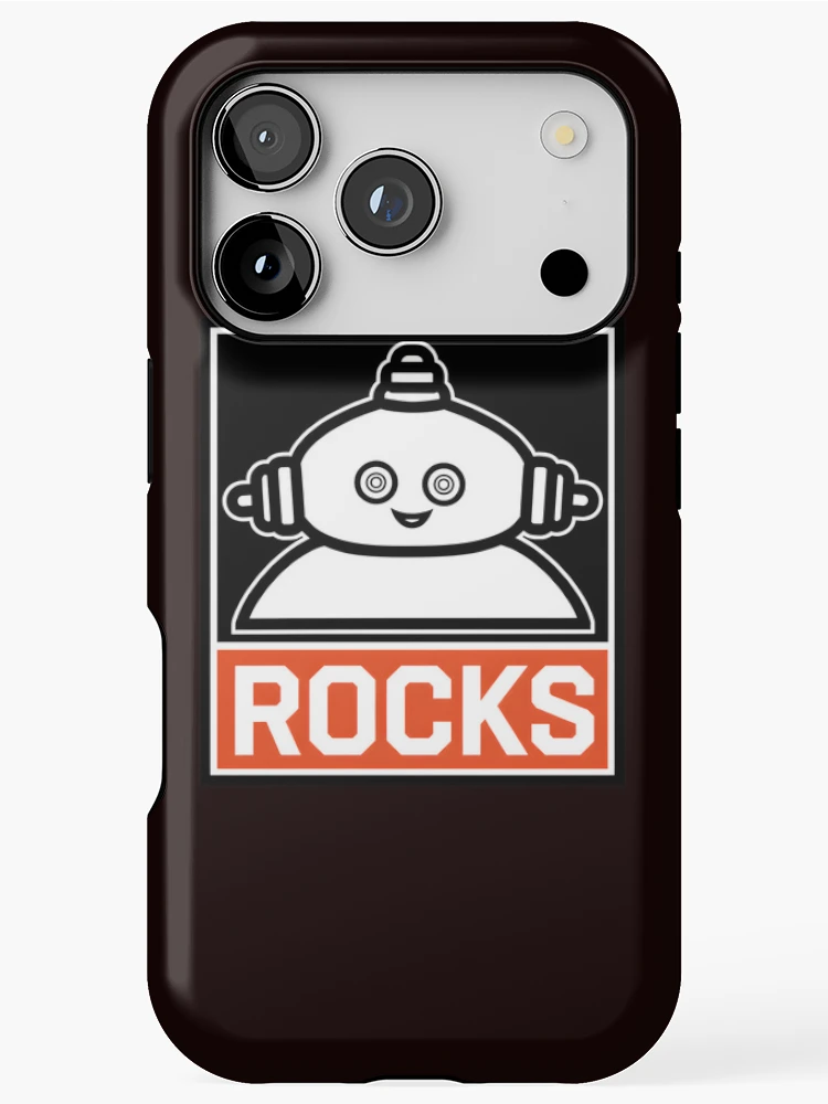 Thumbnail 1 of 4, iPhone Case, Retro Robot Rocks designed and sold by ThoughtPatch.