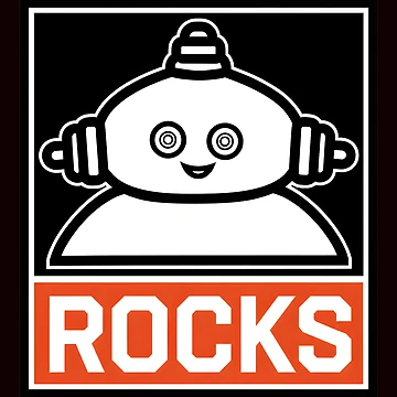 Artwork thumbnail, Retro Robot Rocks by ThoughtPatch