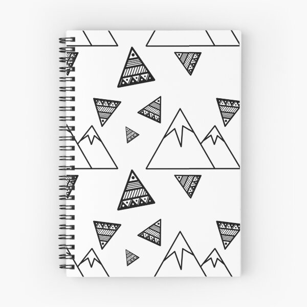 Item preview, Monochrome mountain pattern designed and sold by TheLaughingSloth.