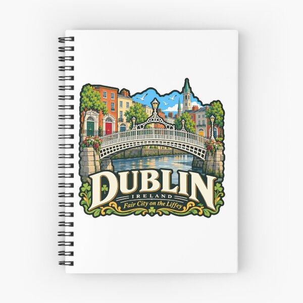 Item preview, Dublin Ireland Fair City On The Liffey Travel Tourist Souvenir Landmark designed and sold by JasonStars123.