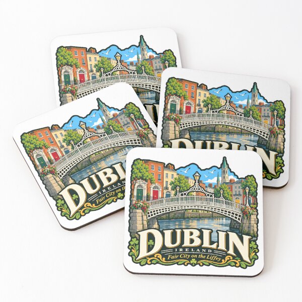 Item preview, Dublin Ireland Fair City On The Liffey Travel Tourist Souvenir Landmark designed and sold by JasonStars123.