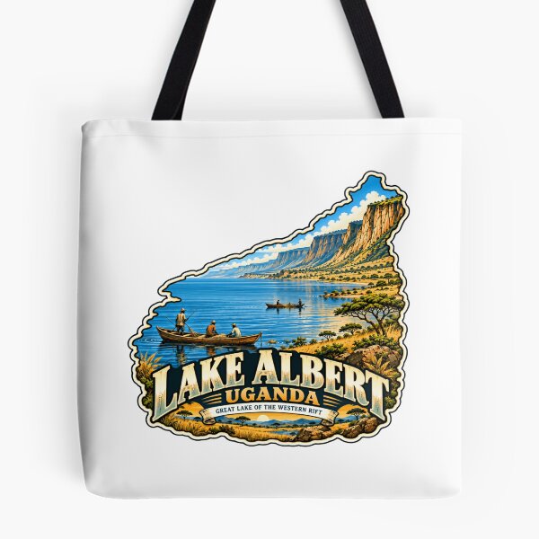 Item preview, Lake Albert Uganda Great Lake Of The Western Rift African Travel Explorer Fishing designed and sold by NeedForParks.
