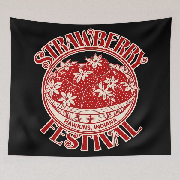 Item preview, Strawberry Festival Hawkins Indiana designed and sold by unicorns-art.