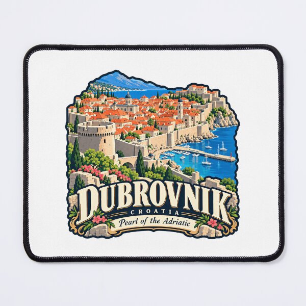 Item preview, Dubrovnik Croatia Pearl Of The Adriatic Travel Vacation Souvenir designed and sold by NeedForParks.
