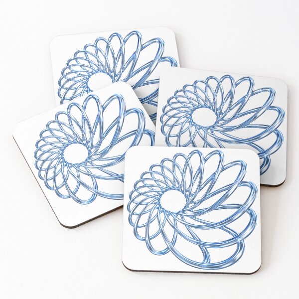 Item preview, Blue Chrome Loop Bloom designed and sold by HoRC.