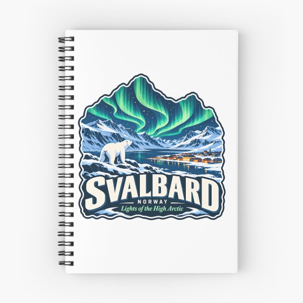 Item preview, Svalbard Norway Lights Of The High Arctic Travel Souvenir Polar Bear designed and sold by JasonStars123.