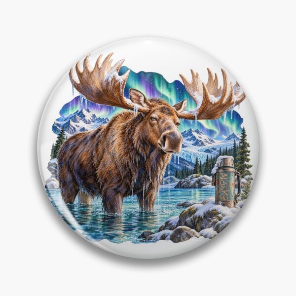 Item preview, Alaska Moose With Attitude designed and sold by Whimspired By Paxx.