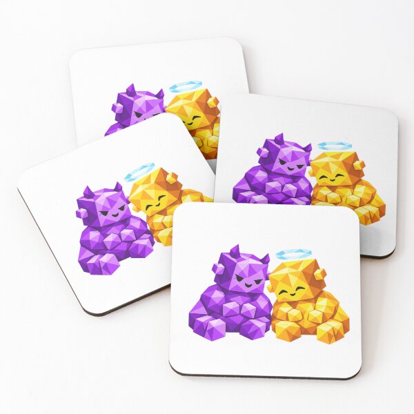 Item preview, Little angel and little devil cubes tender CRISAL designed and sold by danart7.