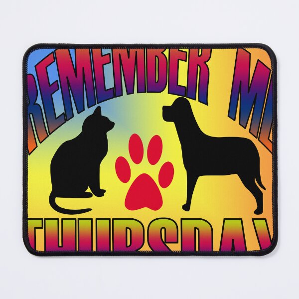 Item preview, Remember Me Thursday - Pet Adoption Awareness Cat & Dog Rescue Shirt designed and sold by iceberg5000000.