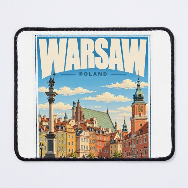 Item preview, Warsaw Poland Travel Souvenir Tourist Destination designed and sold by HumansStuck12.