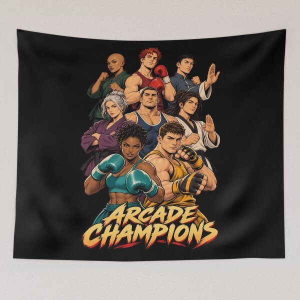Item preview, Street Fighter Retro Arcade Fighting designed and sold by unicorns-art.