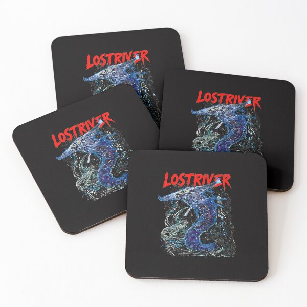 Item preview, Lost River Galactic Serpent Creature Dark Fantasy Art designed and sold by Tussy-shop.