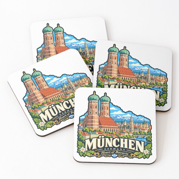 Item preview, München Germany Heart Of Bavaria Bavarian Tourist Souvenir designed and sold by NeedForParks.