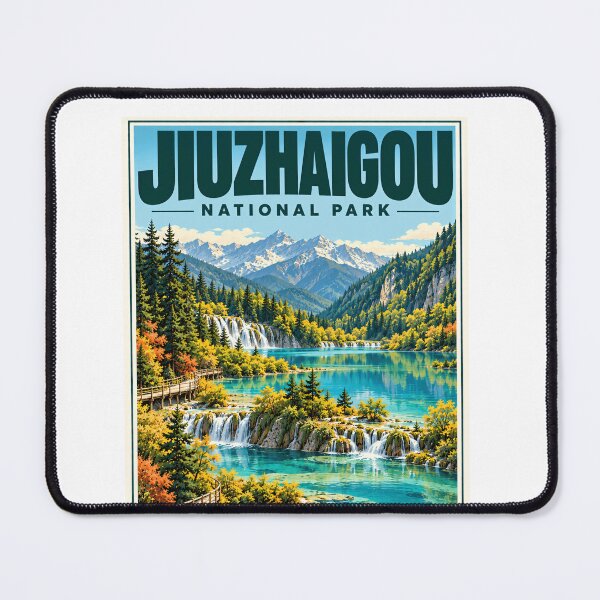 Item preview, Jiuzhaigou National Park China Travel Explorer Nature Landscape designed and sold by SkeletonsDanger.