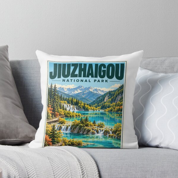 Item preview, Jiuzhaigou National Park China Travel Explorer Nature Landscape designed and sold by SkeletonsDanger.