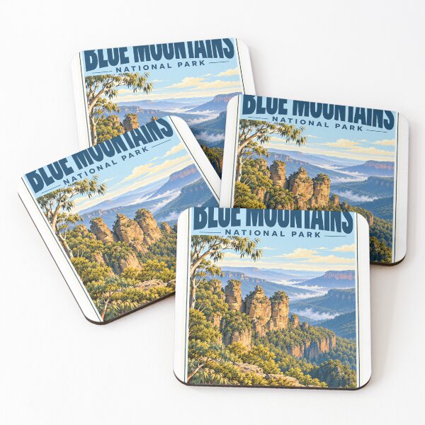 Item preview, Blue Mountains National Park Australia Travel Souvenir Explorer designed and sold by HumansStuck12.