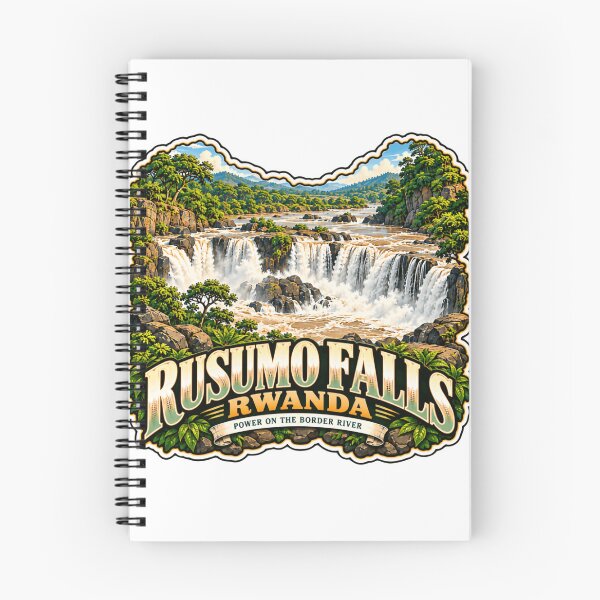 Item preview, Rusumo Falls Rwanda Power On The Border River | Africa Travel Waterfall Explorer designed and sold by Simsimah26Parks.