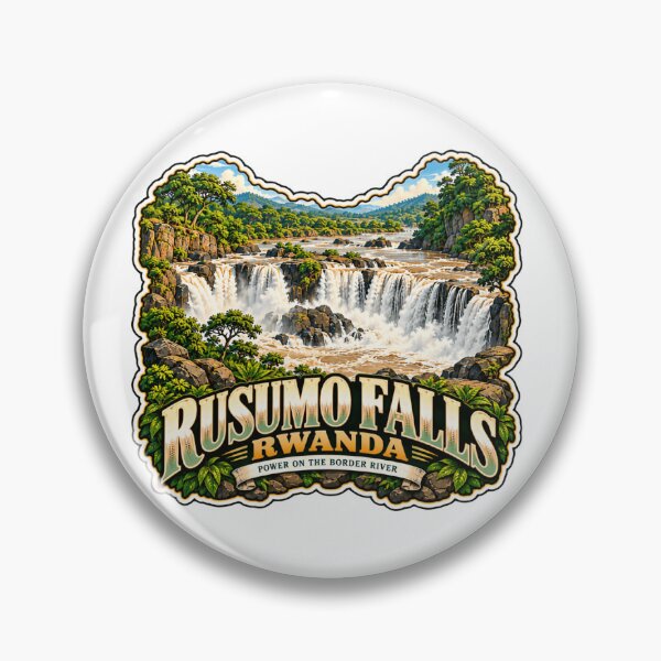 Item preview, Rusumo Falls Rwanda Power On The Border River | Africa Travel Waterfall Explorer designed and sold by Simsimah26Parks.