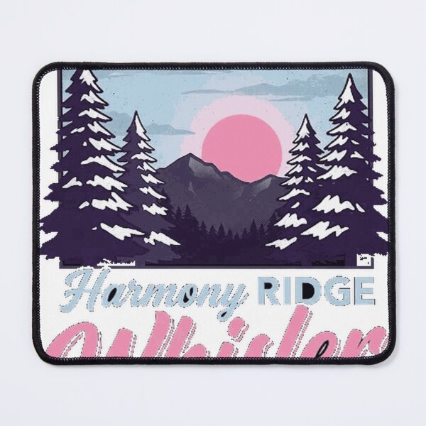 Item preview, Harmony Ridge Whistler - retro 90s souvenir skiing and snowboarding Oversized T-Shirt designed and sold by Winkmark.